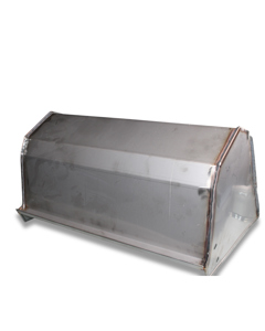 Trough pan SST 19L welded f/farrowing crate Agilo FB/HL D